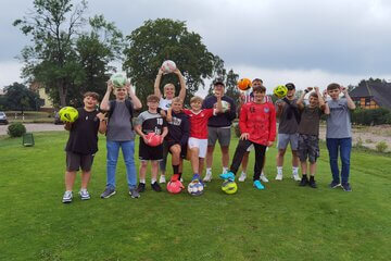 Footgolf-Kindergeburtstag