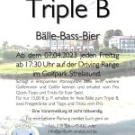 Plakat Triple B Driving Range Golfpark Strelasund