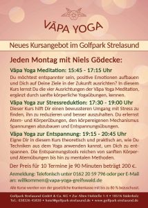 Yoga-Kurse im Golfpark Strelasund - Inhalte