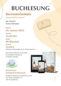 Buchlesung im Golfpark Strelasund