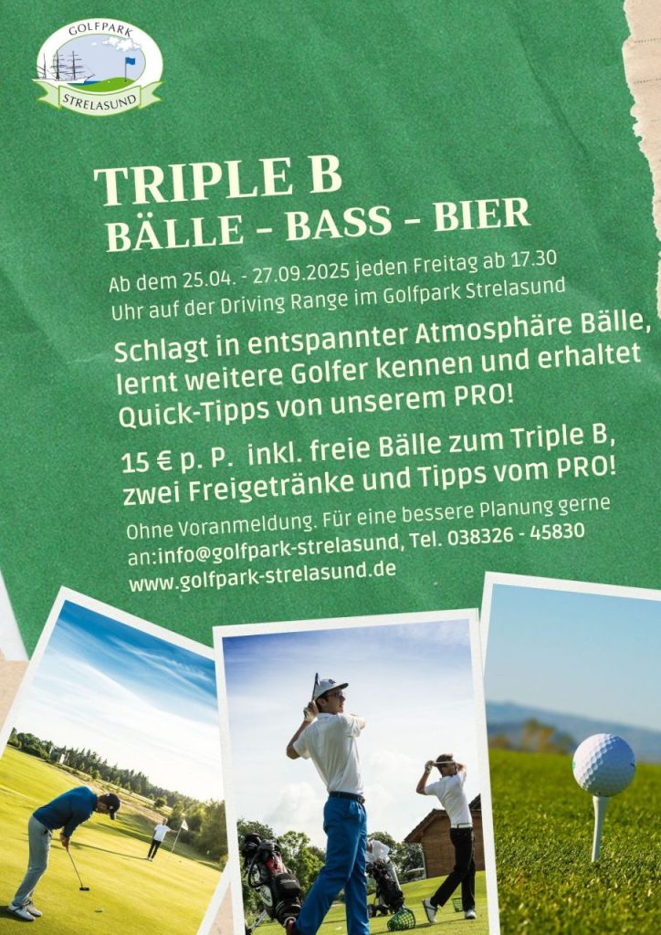 Triple B im Golfpark Strelasund