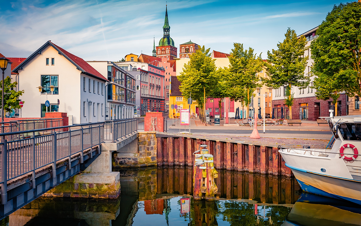 Stralsund ist in nur einer halben Stunde vom Golfpark Strelasund erreicht.